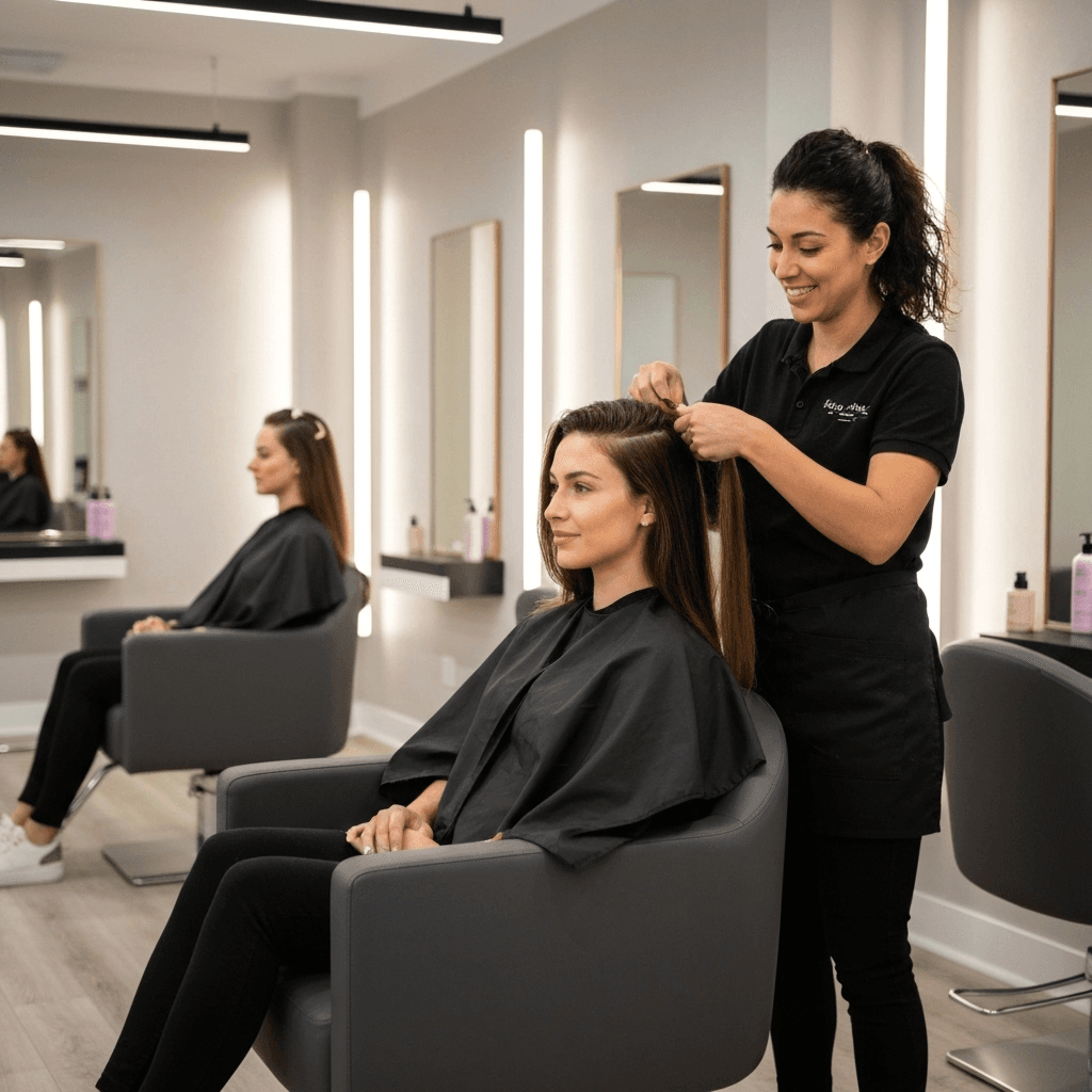 Luxury Hair Extension Installation